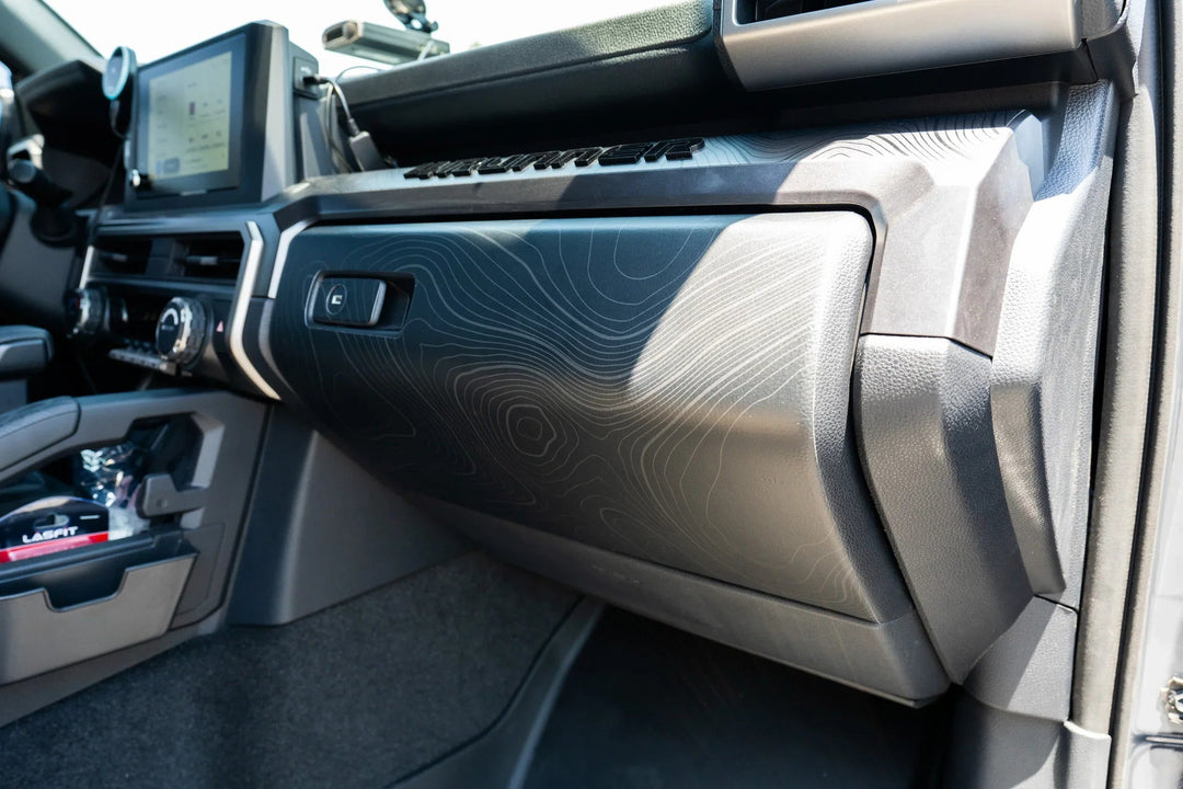 Topographic Glove Box Protection - 2024+ Tacoma / 2025+ 4Runner