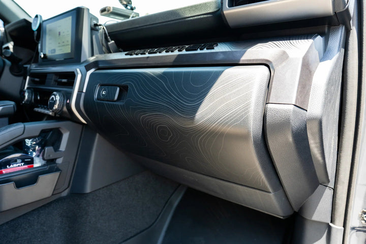 Topographic Glove Box Protection - 2024+ Tacoma / 2025+ 4Runner