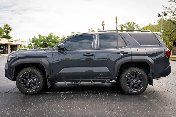 American Flag Flag B Pillar Overlays - 2024+ Tacoma Double Cab / 2025+ 4Runner