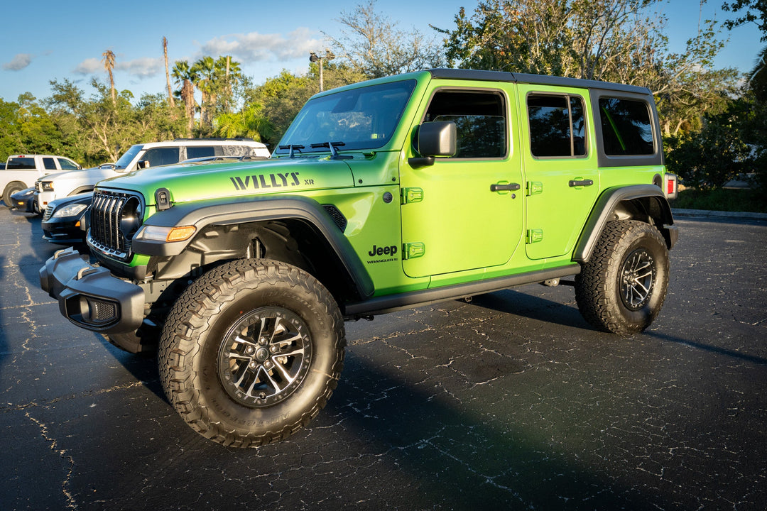 XR Stencil Style Hood Decals - 2022+ Wrangler Willys Xtreme Recon