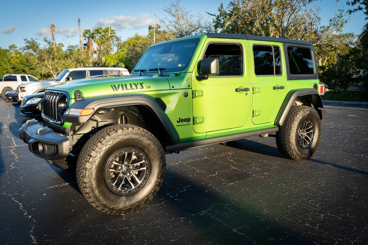 XR Stencil Style Hood Decals - 2022+ Wrangler Willys Xtreme Recon