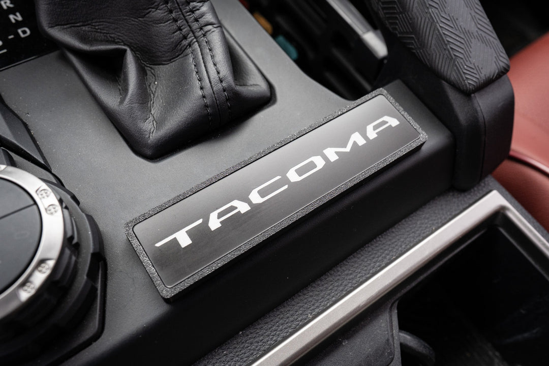 Shifter Trim Blank / Poverty Button Cover Plate - 2024+ Tacoma / 2025+ 4Runner