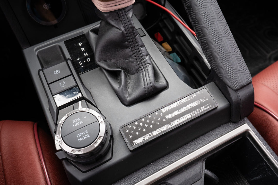 Shifter Trim Blank / Poverty Button Cover Plate - 2024+ Tacoma / 2025+ 4Runner