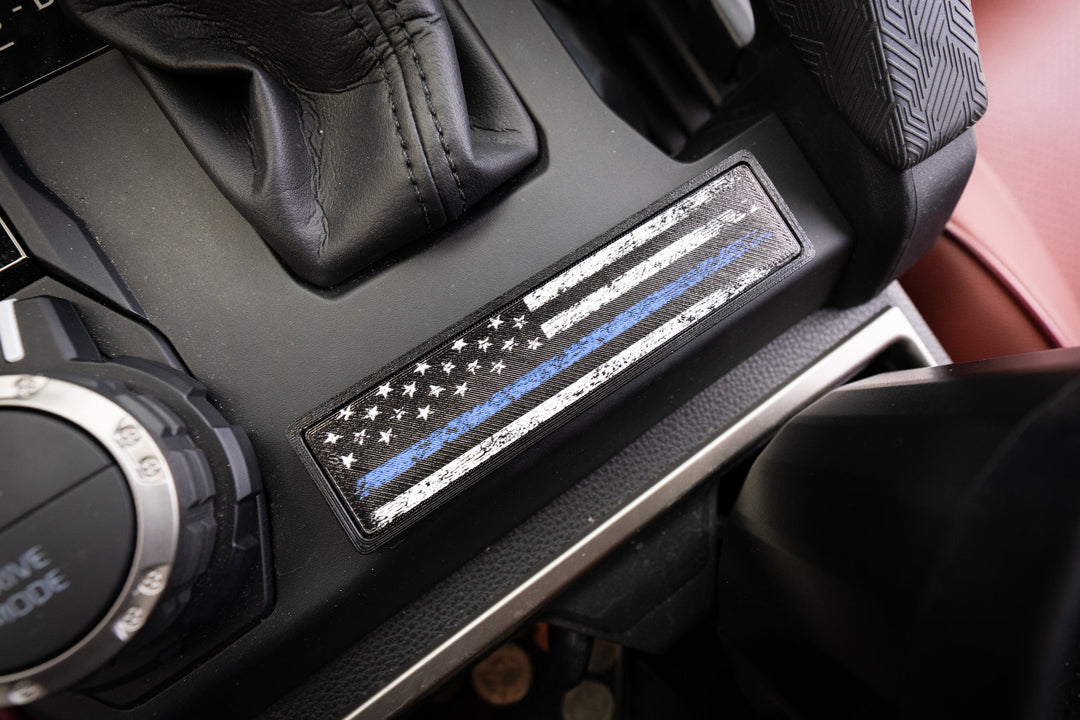 Shifter Trim Blank / Poverty Button Cover Plate - 2024+ Tacoma / 2025+ 4Runner