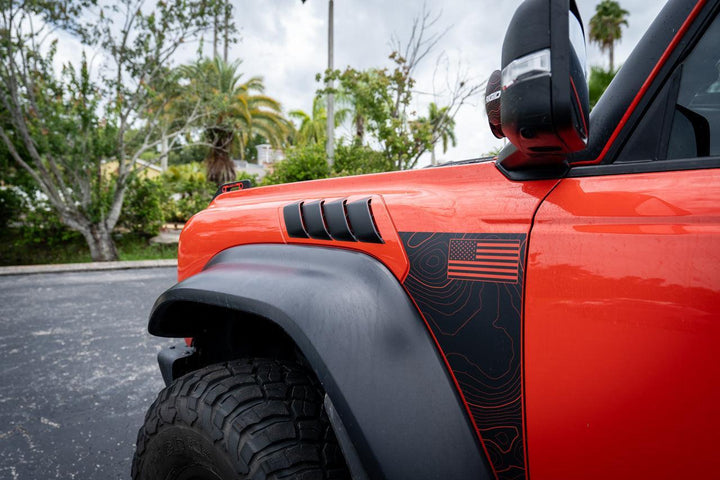 Fender Vent Overlay Kit - 2022+ Bronco Raptor