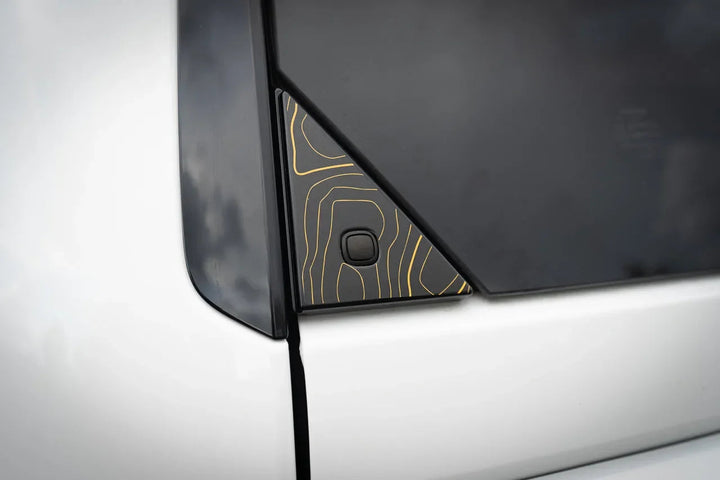 Topo Rear Glass Button Trim Overlay - 2024+ Land Cruiser / GX 550