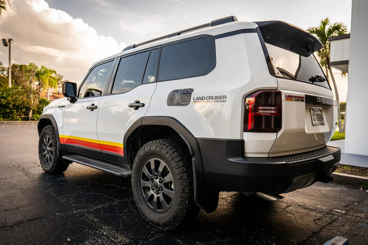 Topographic Map Fuel Door Overlay - 2024+ Land Cruiser / GX 550