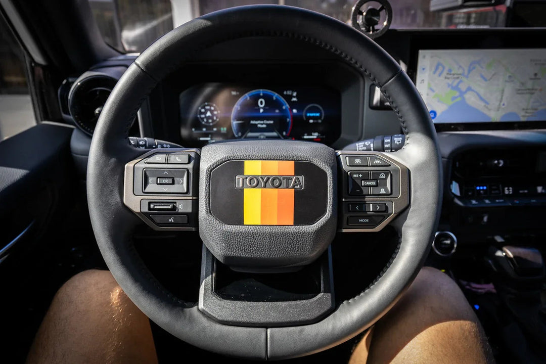 Heritage Steering Wheel Overlay - 2024+ Land Cruiser