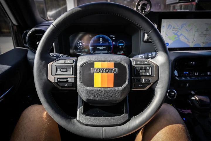 Heritage Steering Wheel Overlay - 2024+ Land Cruiser