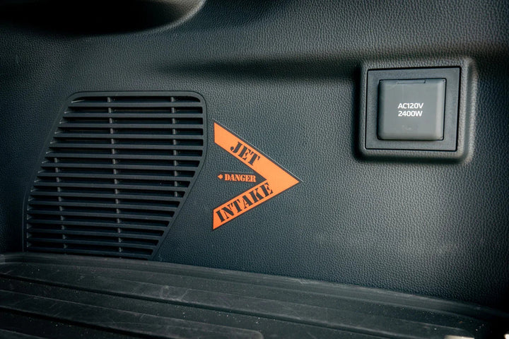 Intake Warning Stickers - 2024+ Land Cruiser