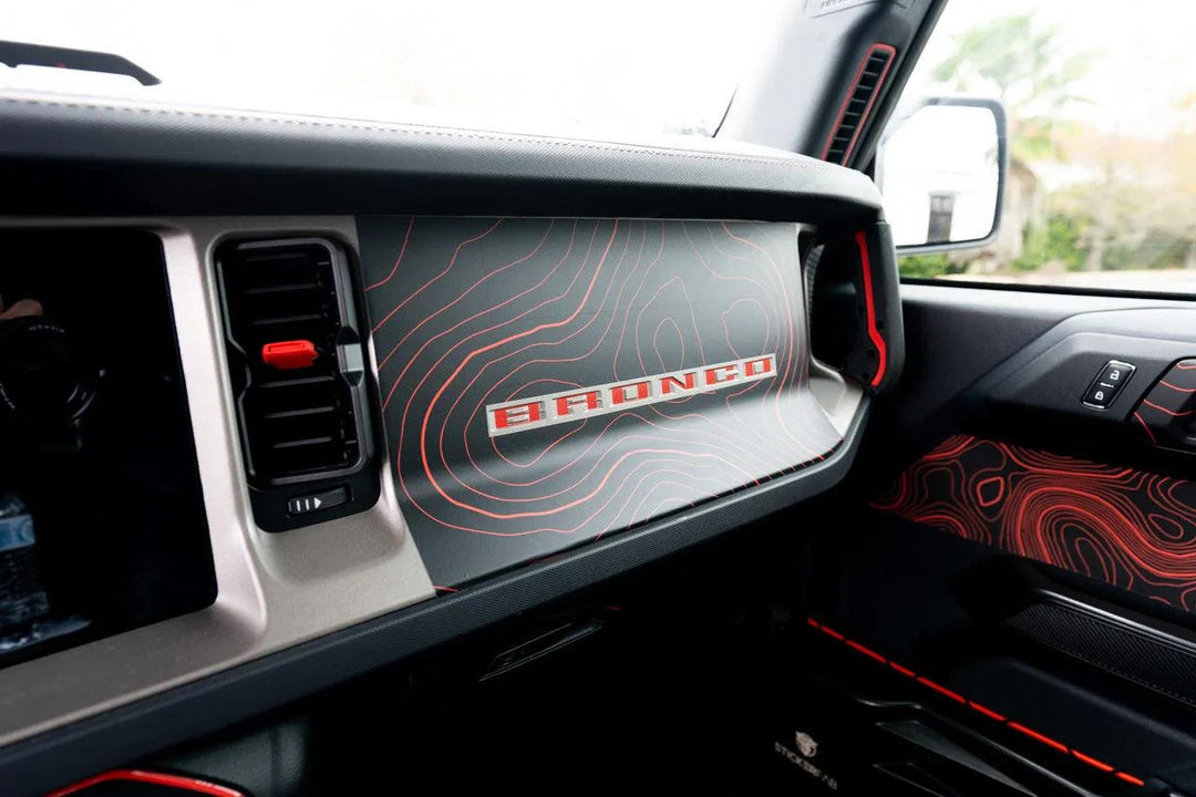 Topo 3 Piece Dash Kit (Printed Series) - 2021+ Bronco