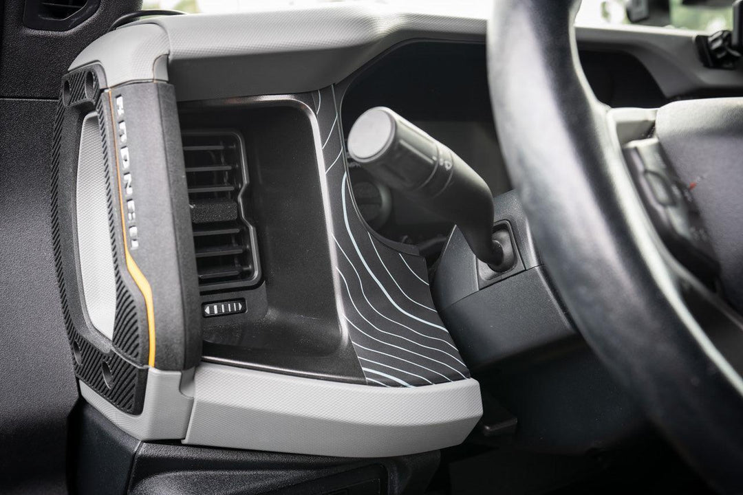 Topo 3 Piece Dash Kit (Printed Series) - 2021+ Bronco
