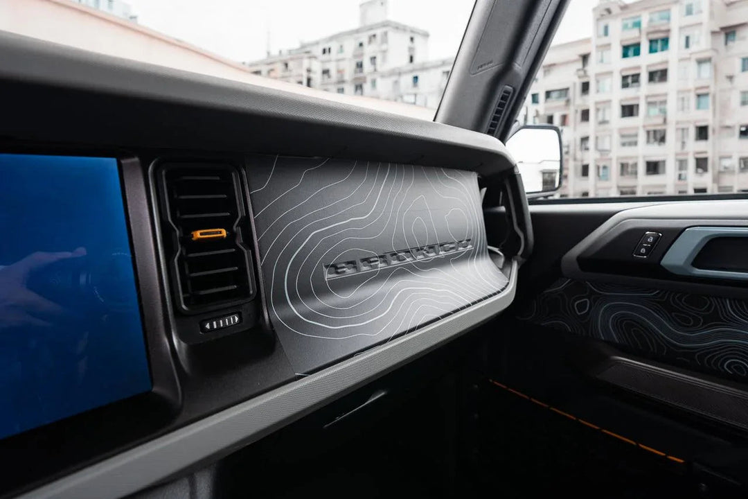 Topo 3 Piece Dash Kit (Printed Series) - 2021+ Bronco