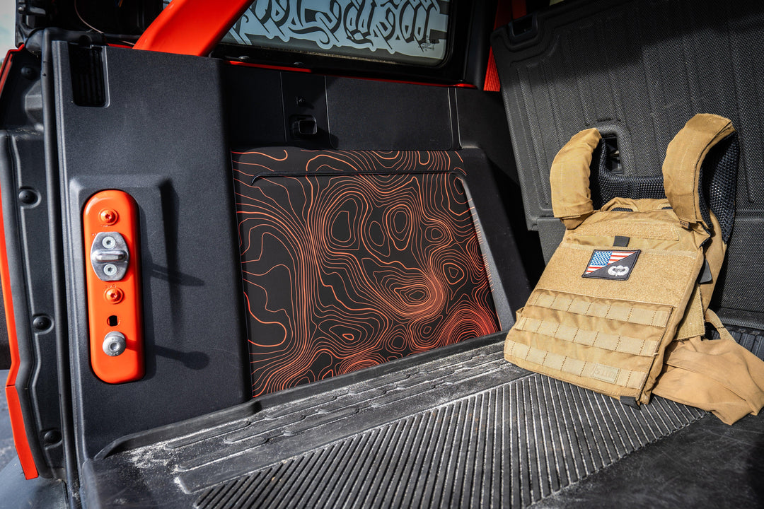 Topo Cargo Area Overlay Kit Part 1 (Printed Series) - 2021+ Bronco 4 Door