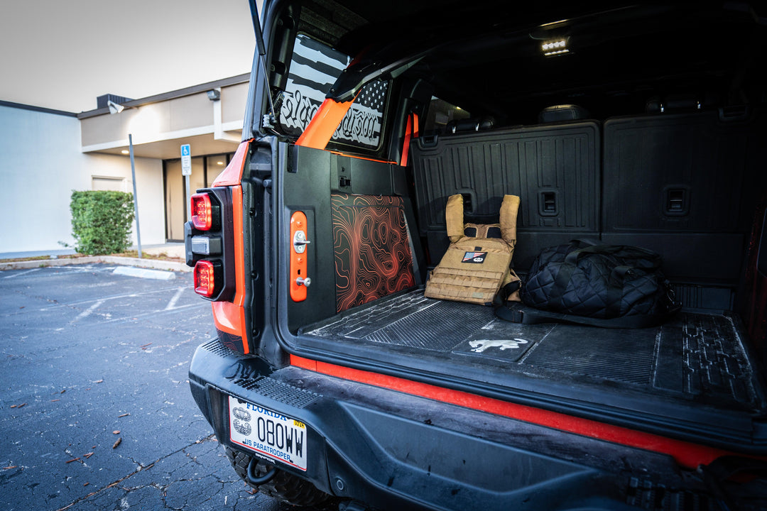 Topo Cargo Area Overlay Kit Part 1 (Printed Series) - 2021+ Bronco 4 Door