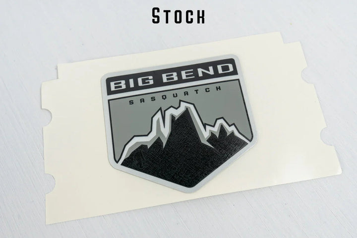 Big Bend Fender Badge Overlays - 2021+ Bronco