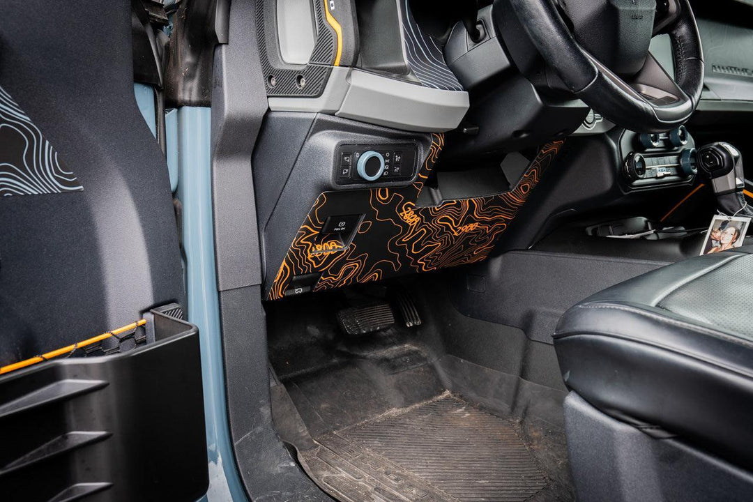 Topo Understeering Panel Overlay (Printed Series) - 2021-2022 Bronco (Type A)