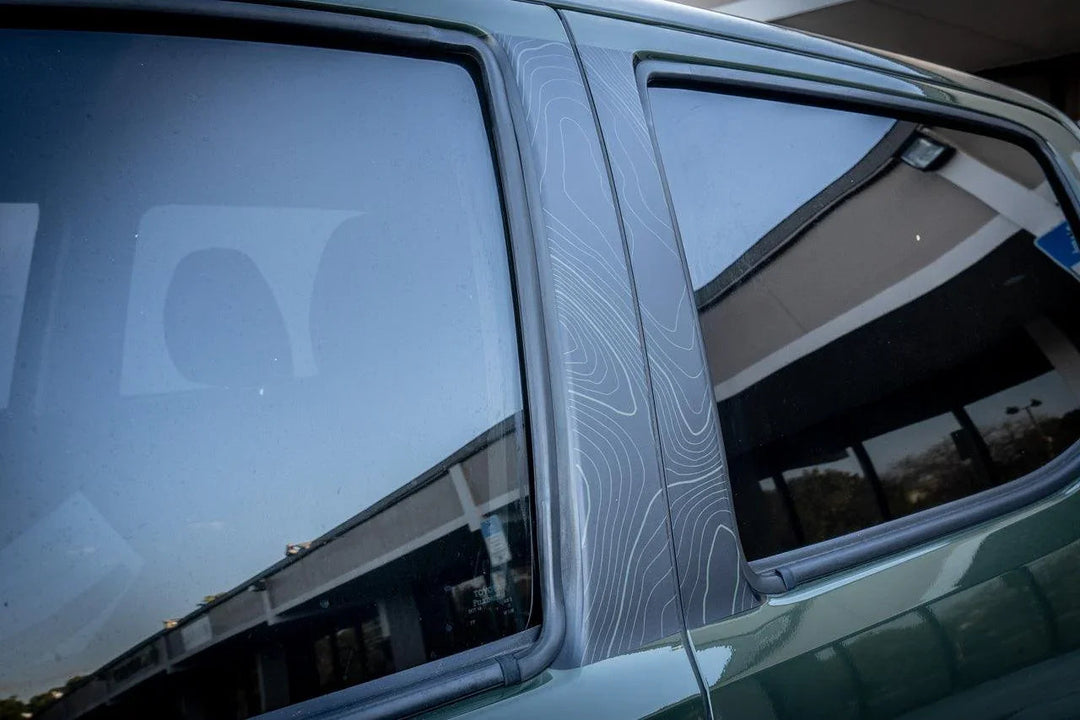 Topo B Pillar Overlays - 2016-2023 Tacoma Double Cab