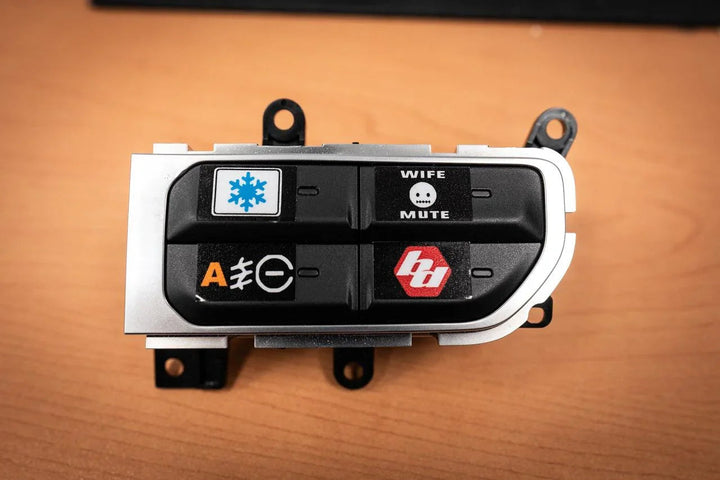 Printed Series Auxiliary Switch Labels (Upfitter) - 2018+ Jeep Wrangler / Gladiator JL / JT