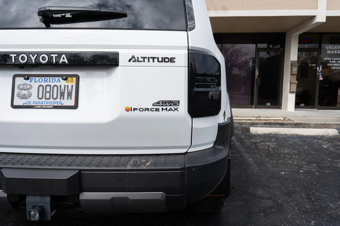 Full Time 4WD Two Color Acrylic Emblem - 2024+ Land Cruiser / GX 550 / 2025+ 4Runner Limited