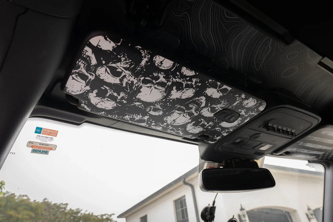 Custom Series Sun Visor Overlays (Printed Series) - 2021+ Bronco