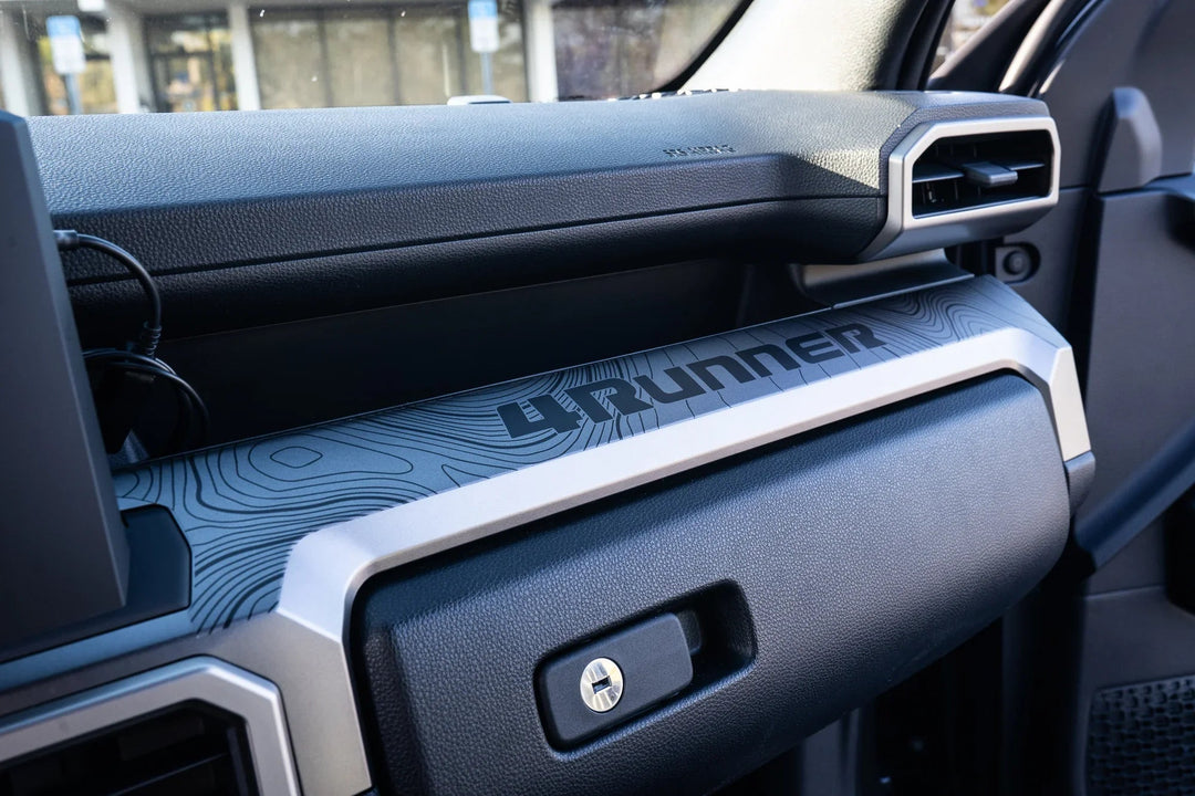 3 Piece Topographic Map Dash Overlays - 2025+ 4Runner