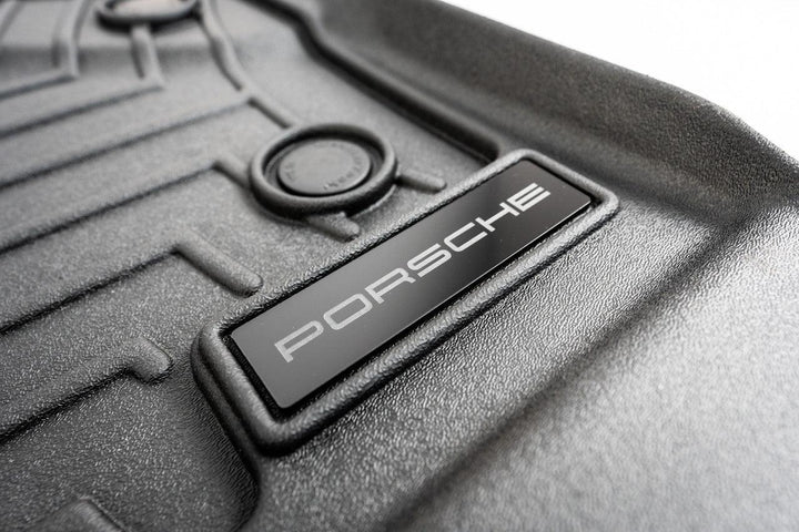 Porsche Logo Emblem for Weathertech All Weather Floor Mats (Single) - Porsche 911 Cayman Cayenne Boxter Macan Taycan