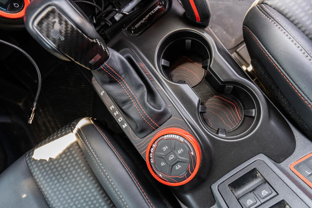 Topo Cup Holder Inserts (Printed Series + Acrylic) - 2021+ Bronco