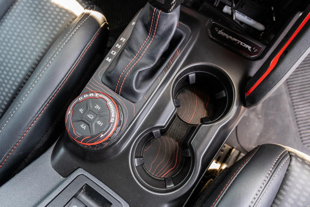 Topo Cup Holder Inserts (Printed Series + Acrylic) - 2021+ Bronco