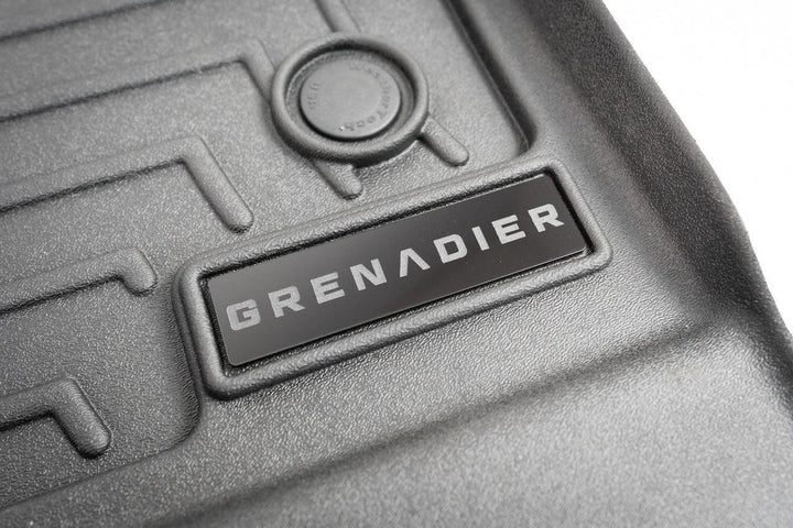 "Grenadier" Weathertech Floor Mat Logo (Etched Acrylic) - Universal
