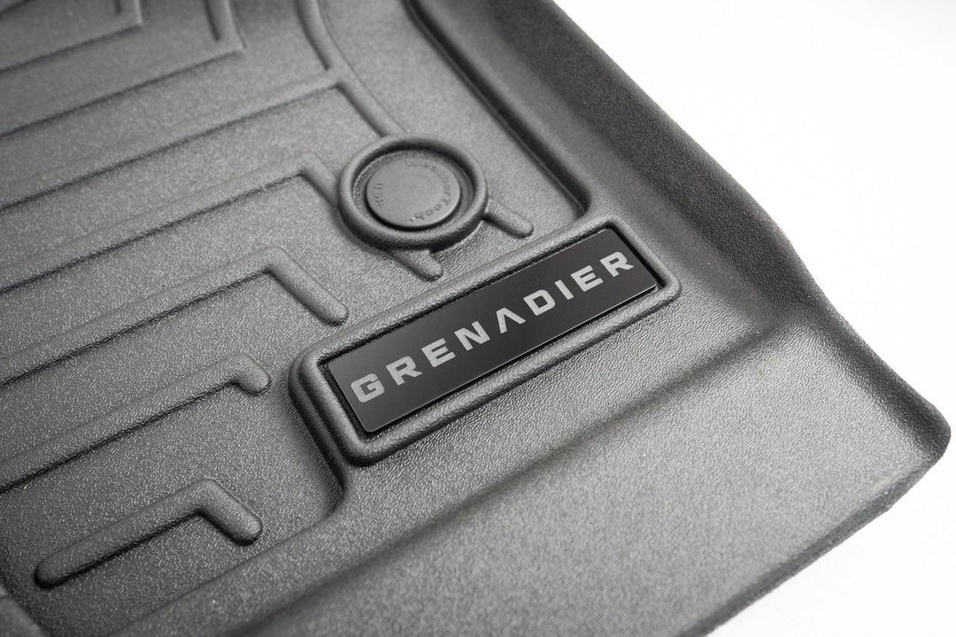"Grenadier" Weathertech Floor Mat Logo (Etched Acrylic) - Universal