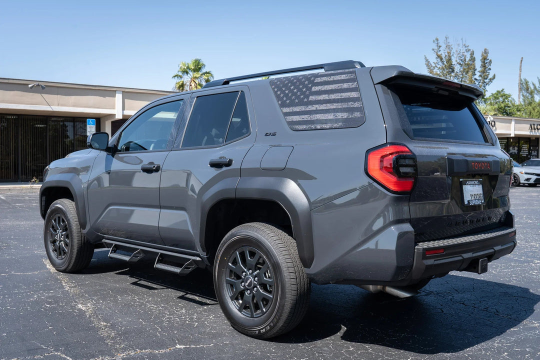 American Flag Rear Window Overlays V2 (Perforated) - 2025+ 4Runner