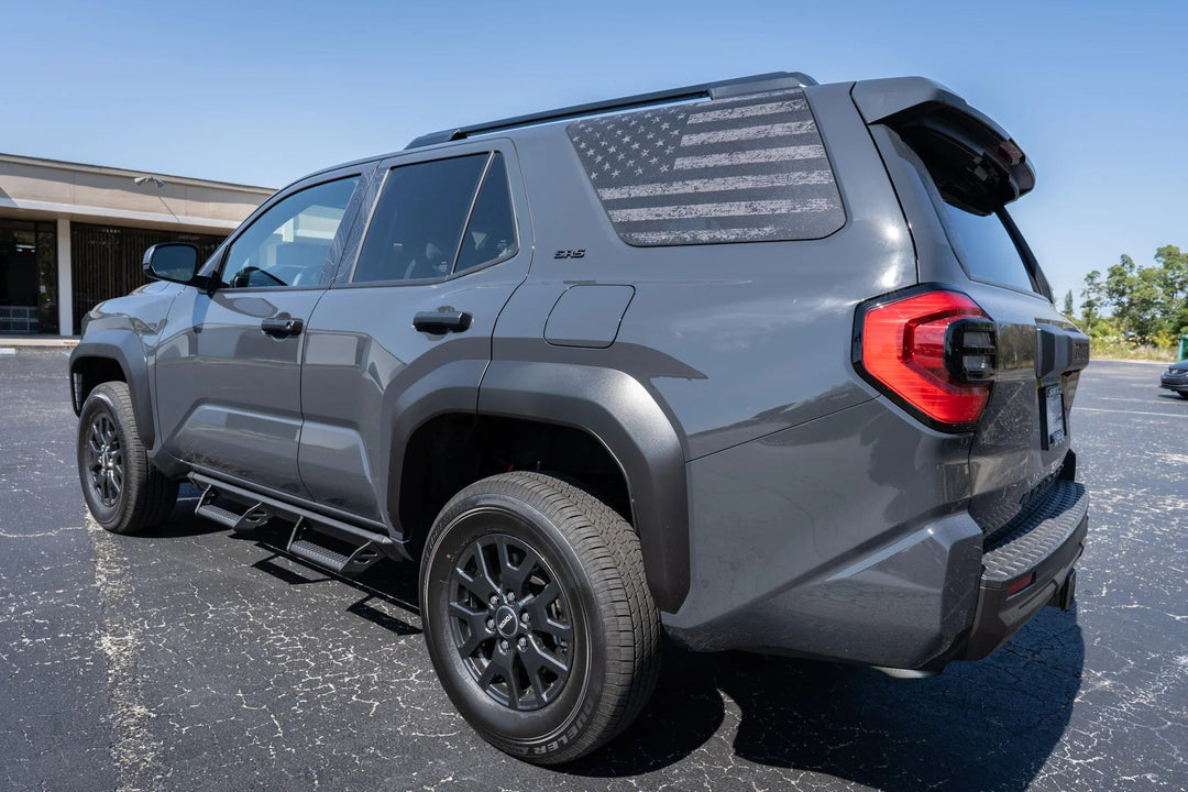 American Flag Rear Window Overlays V2 (Perforated) - 2025+ 4Runner