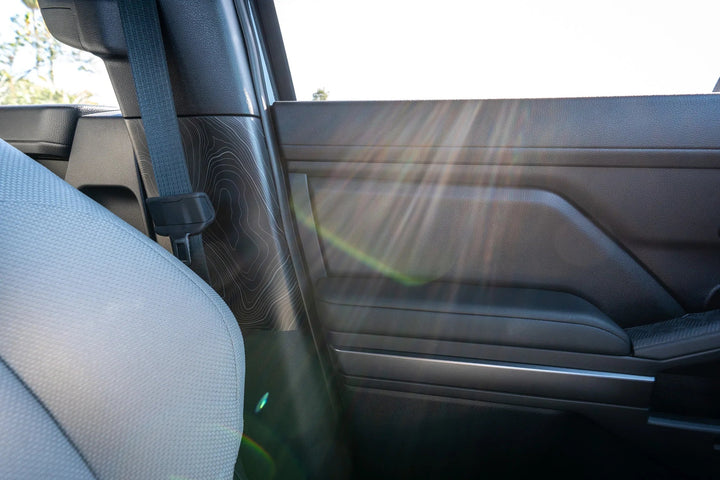 Topographic Seatbelt Panel Protection - 2024+ Tacoma / 2025+ 4Runner