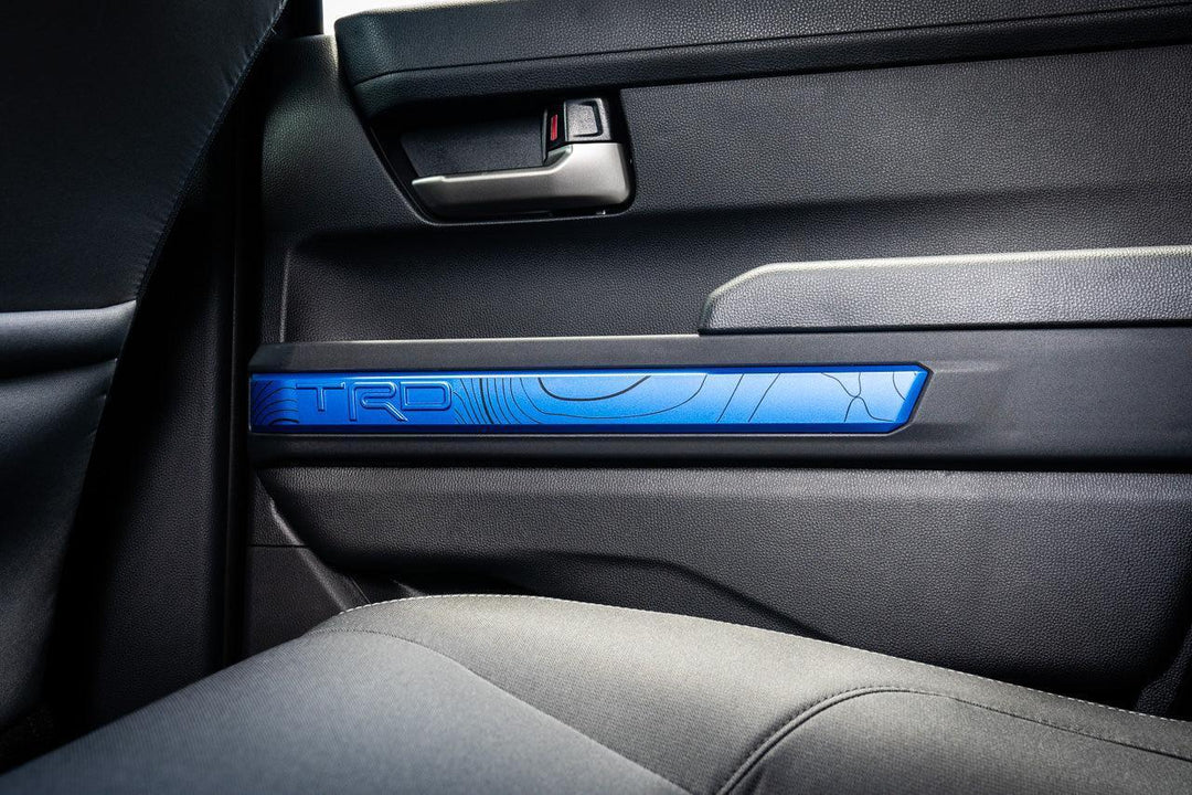 "TRD" Door Topographic Map Overlays - 2024+ Tacoma