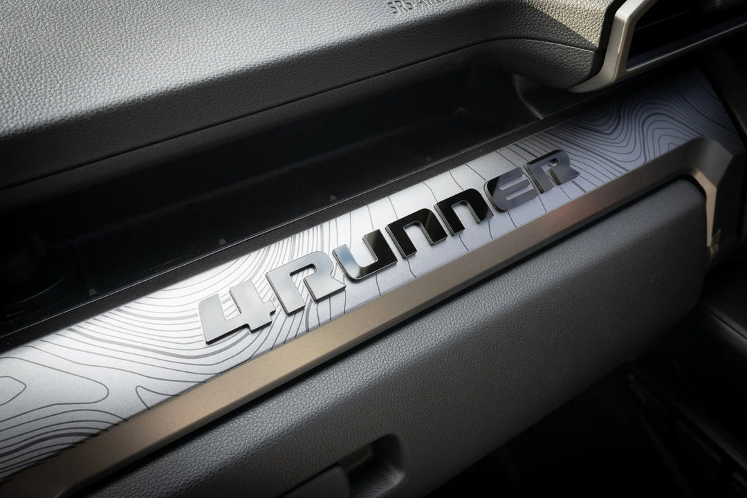 3 Piece Topographic Map Dash Overlays - 2025+ 4Runner