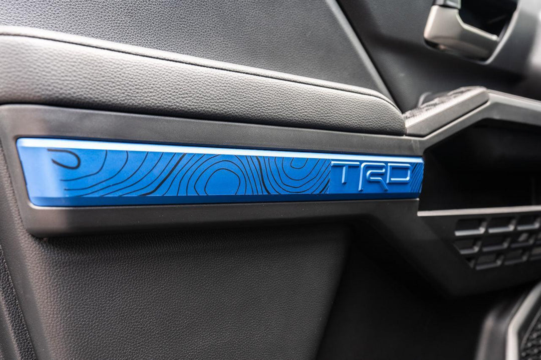 "TRD" Door Topographic Map Overlays - 2024+ Tacoma