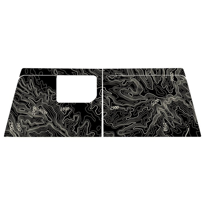 Topo Cargo Area Overlay Kit Part 1 (Printed Series) - 2021+ Bronco 4 Door