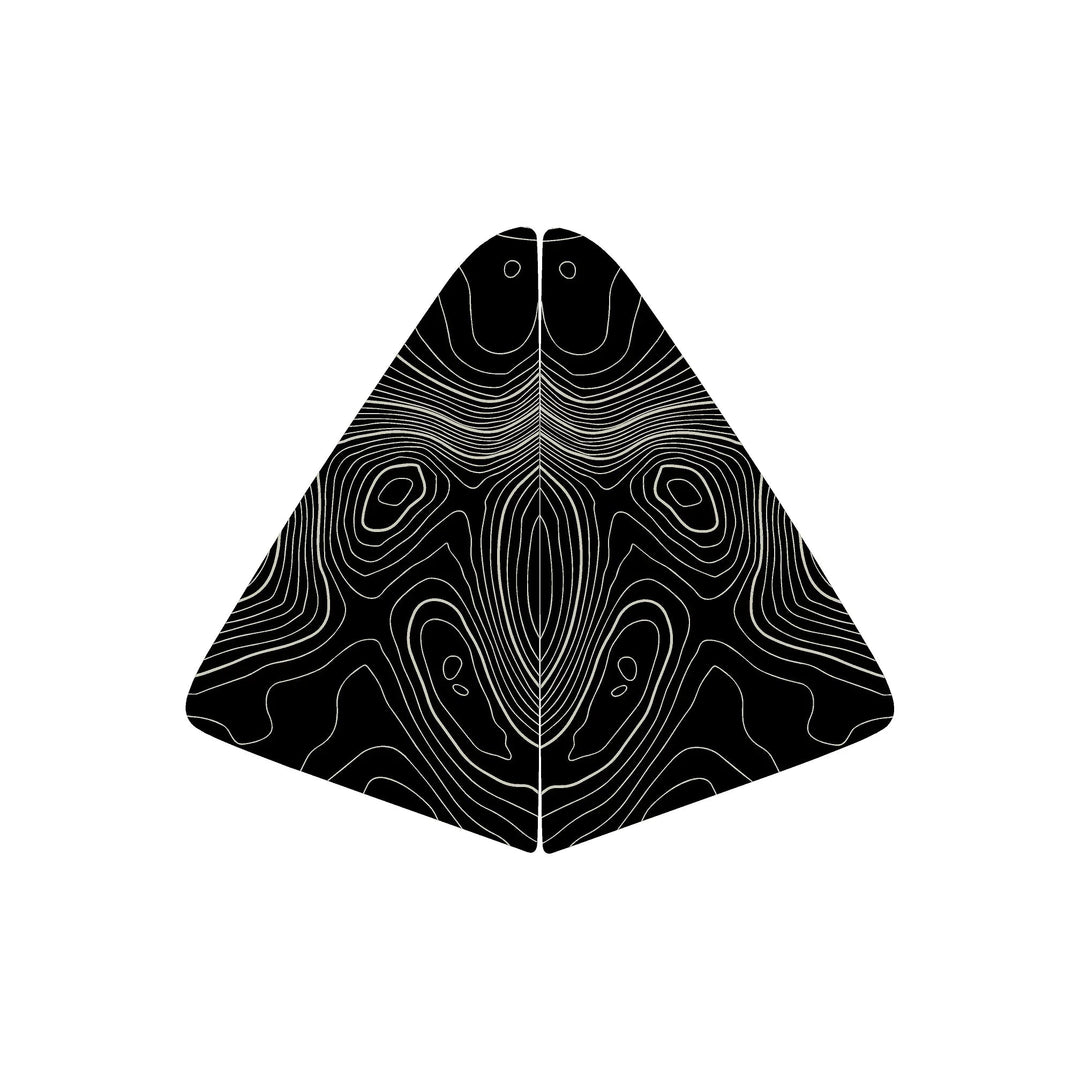 Topographic Rear Vent Window Overlay (Perforated) - 2025+ 4Runner