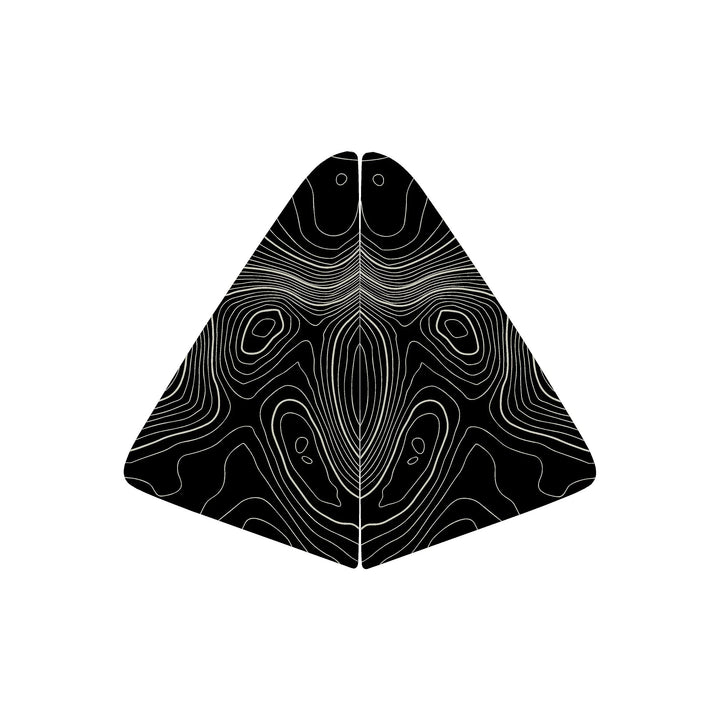 Topographic Rear Vent Window Overlay (Perforated) - 2025+ 4Runner