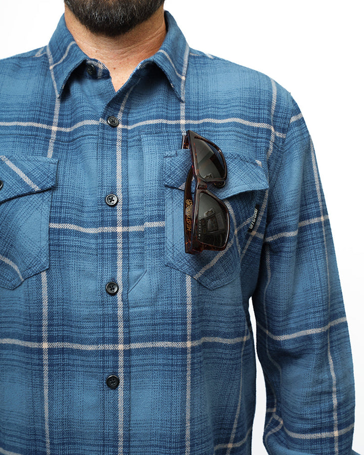 Destroyer Flannel - Pale Blue