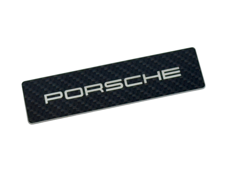 Porsche Logo Emblem for Weathertech All Weather Floor Mats (Single) - Porsche 911 Cayman Cayenne Boxter Macan Taycan