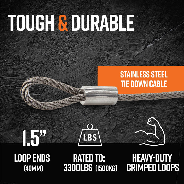 STAINLESS STEEL STRAP TIE DOWNS