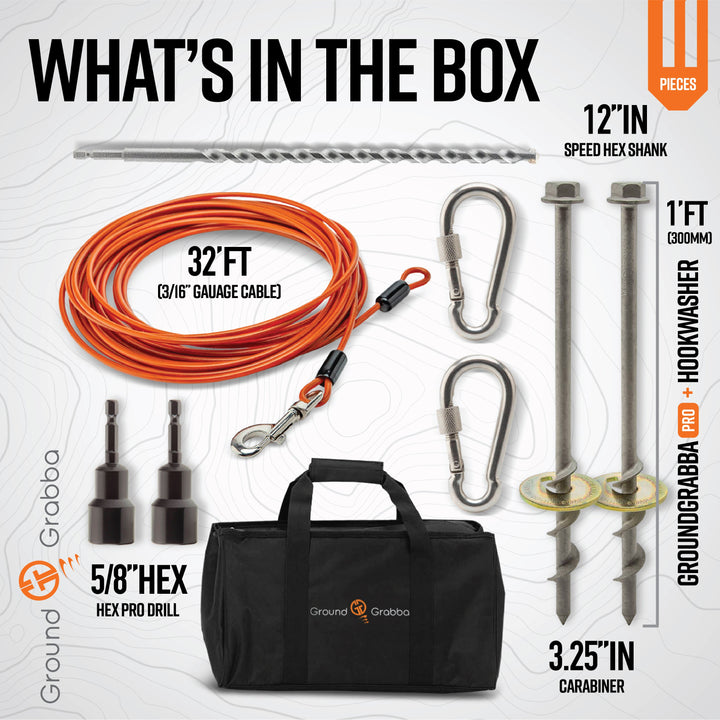 Grounded Paws Dog Tie Down Kit