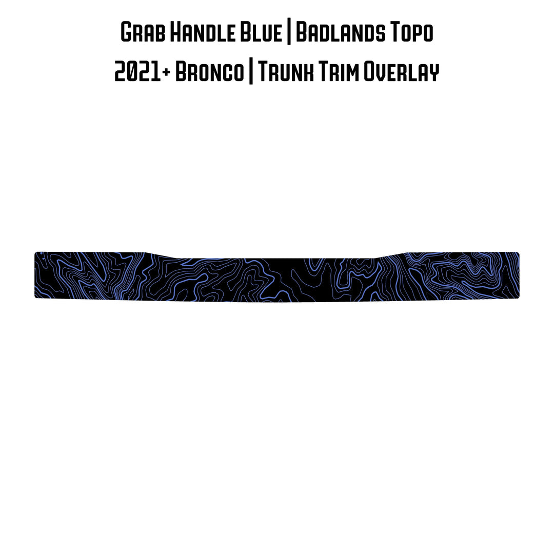 Topo Trunk Trim Overlay / Protector - 2021+ Bronco