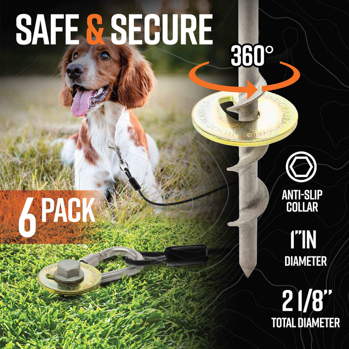 GroundGrabba Tear Drop HookWasher 6 and 12 Pack