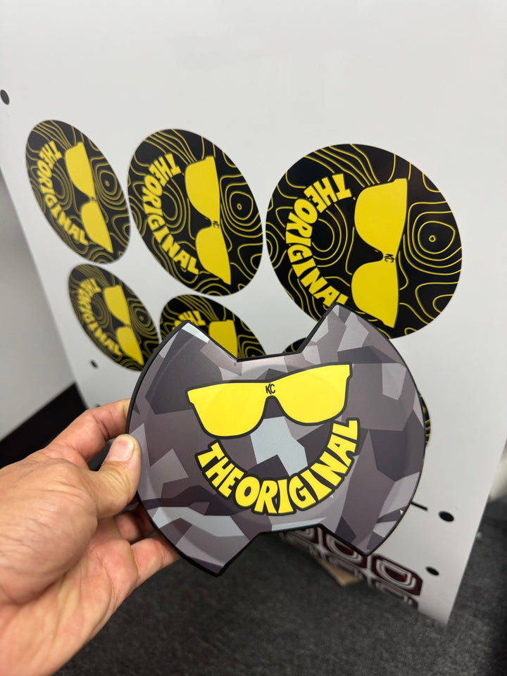 KC HiLITES 6" SlimLite LED Cover Topo Overlays - Universal