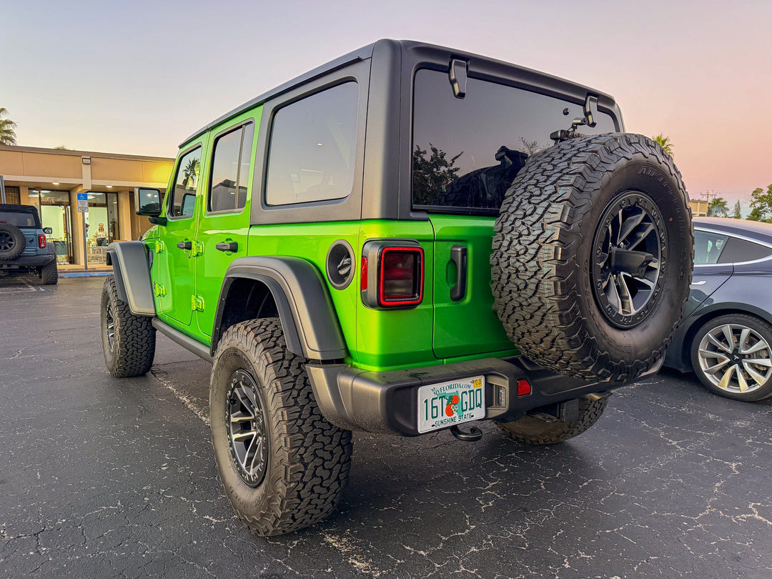 Halogen Tail Light Overlays - 2018+ Wrangler JL