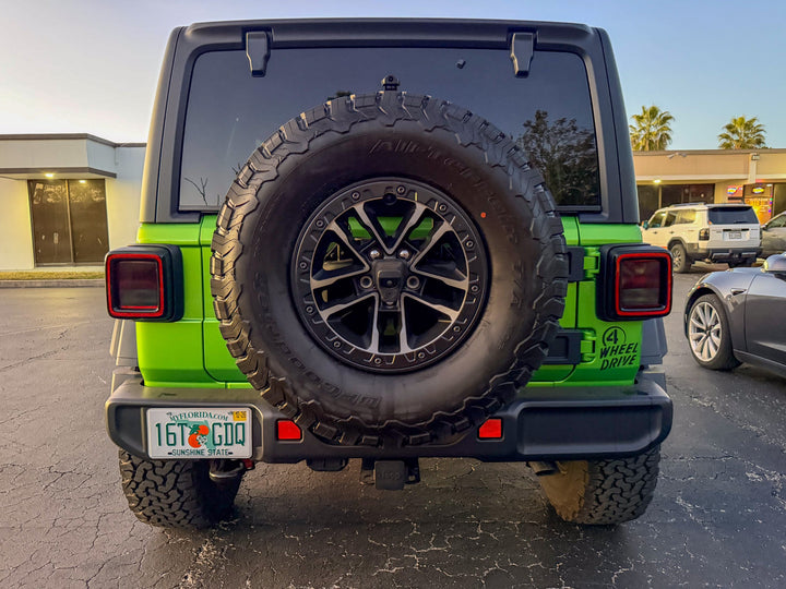 Halogen Tail Light Overlays - 2018+ Wrangler JL