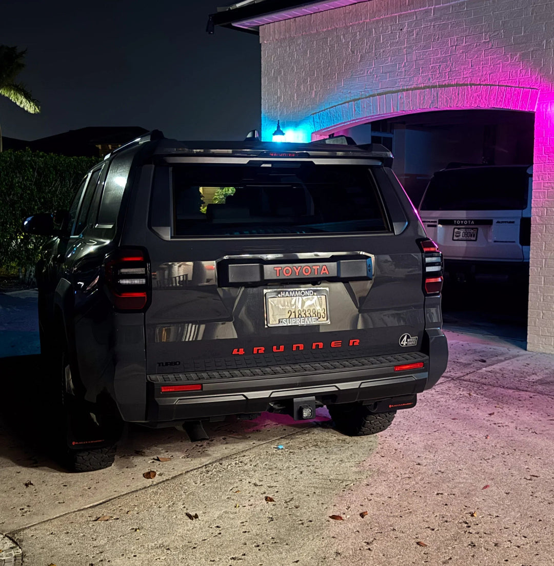 TOYOTA Emergency Reflective Rear Hatch Liftgate Emblem Overlays - 2025+ 4Runner